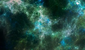 Preview wallpaper nebula, light, clouds, abstraction, fractal