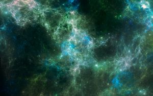 Preview wallpaper nebula, light, clouds, abstraction, fractal