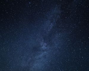 Preview wallpaper nebula, night, starry sky, stars