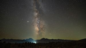 Preview wallpaper nebula, night, stars, starry sky