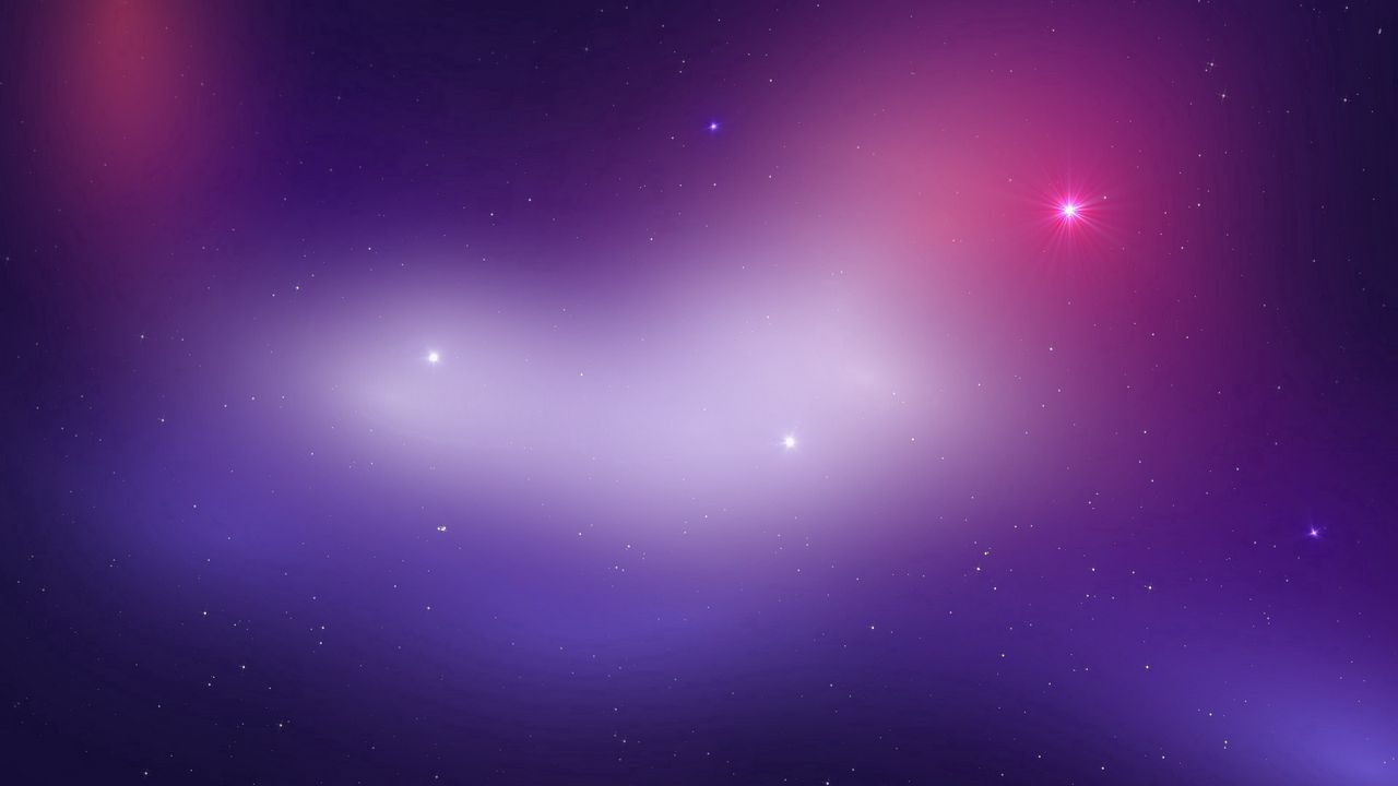 Wallpaper nebula, purple, glitter