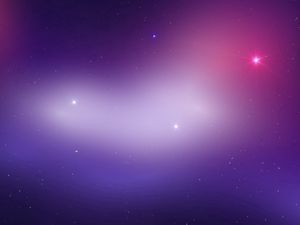 Preview wallpaper nebula, purple, glitter