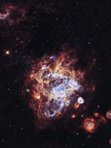 Preview wallpaper nebula, space, galaxy, stars, light