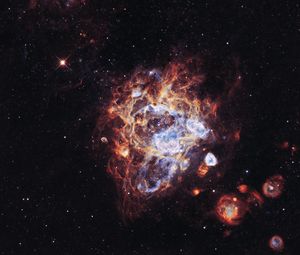 Preview wallpaper nebula, space, galaxy, stars, light