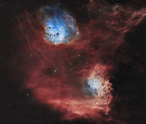 Preview wallpaper nebula, space, galaxy, stars, glow