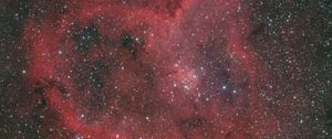 Preview wallpaper nebula, space, glow, red, stars