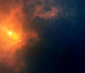 Preview wallpaper nebula, space, stars, light, universe