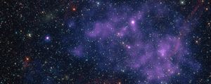 Preview wallpaper nebula, space, stars, glow, universe