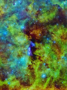 Preview wallpaper nebula, space, stars, dark