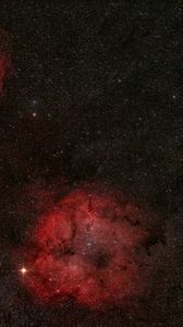 Preview wallpaper nebula, space, stars, red