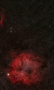 Preview wallpaper nebula, space, stars, red