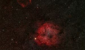 Preview wallpaper nebula, space, stars, red