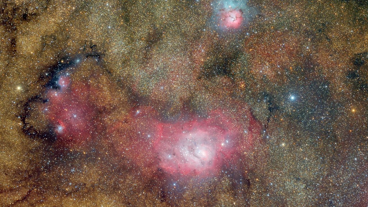 Wallpaper nebula, space, stars, universe