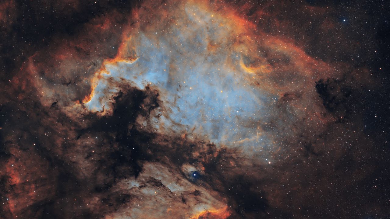 Wallpaper nebula, space, stars