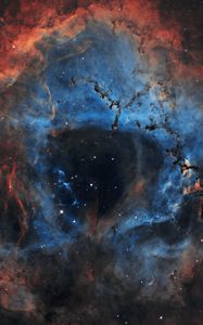 Preview wallpaper nebula, space, stars, galaxy, glow