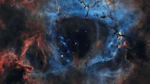 Preview wallpaper nebula, space, stars, galaxy, glow