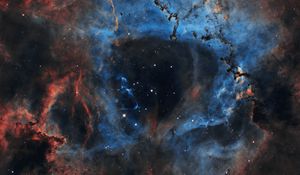 Preview wallpaper nebula, space, stars, galaxy, glow