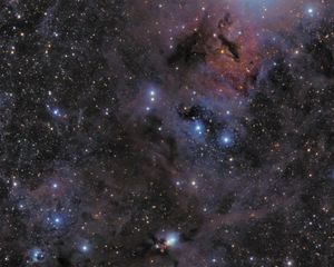 Preview wallpaper nebula, space, stars, glow