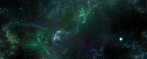 Preview wallpaper nebula, sparkles, shine, dark, abstraction