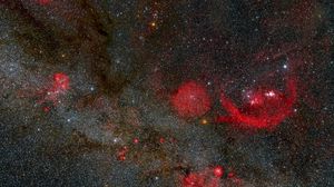 Preview wallpaper nebula, starry sky, space, dark