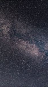 Preview wallpaper nebula, starry sky, starfall, stars