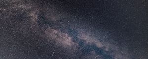 Preview wallpaper nebula, starry sky, starfall, stars