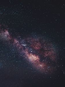 Preview wallpaper nebula, starry sky, stars, space, purple