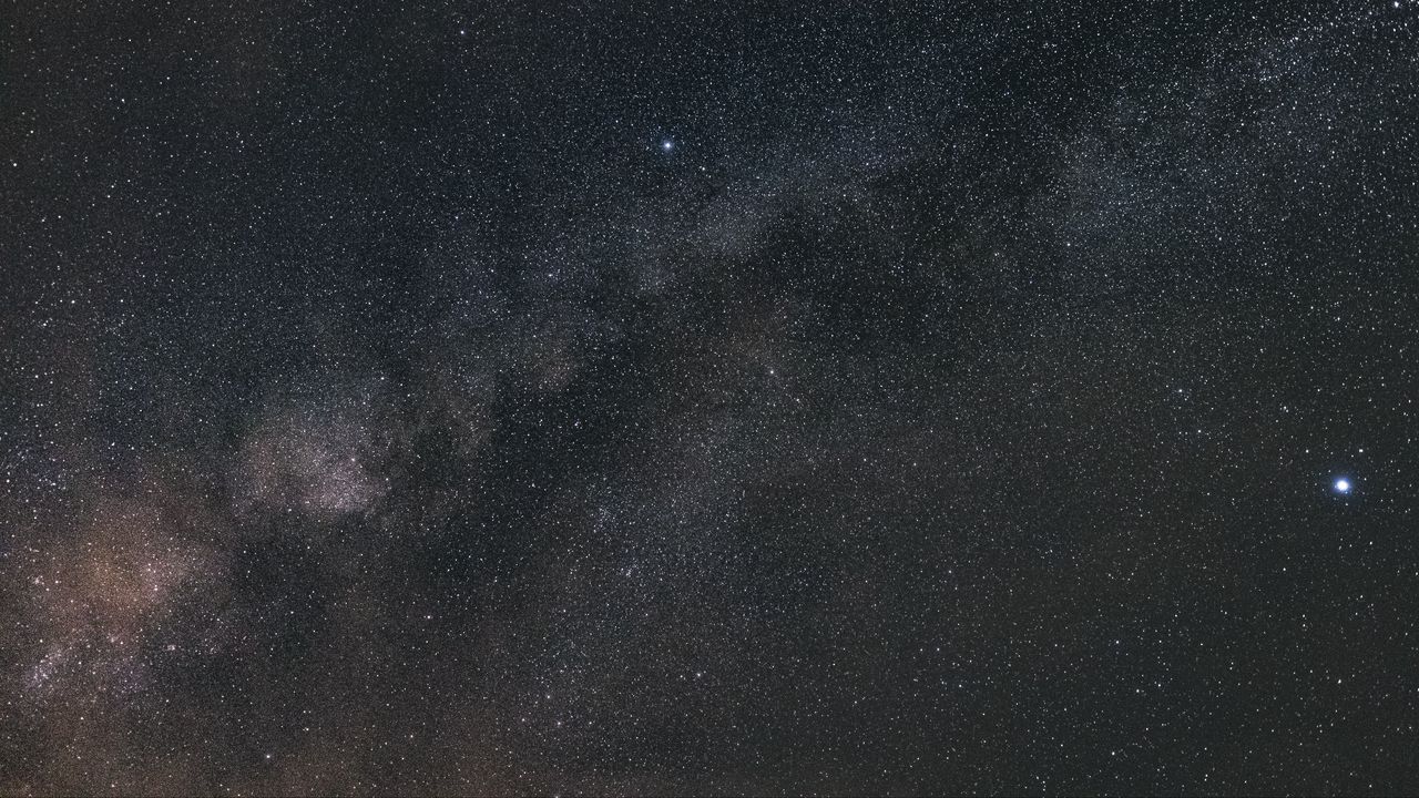 Wallpaper nebula, starry sky, stars, universe