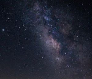 Preview wallpaper nebula, starry sky, stars, space, night