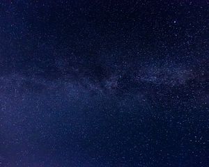 Preview wallpaper nebula, starry sky, stars, night, space