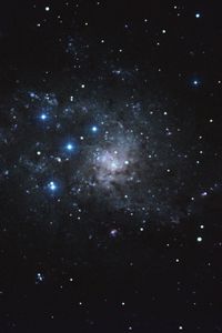 Preview wallpaper nebula, starry sky, stars, universe, glow