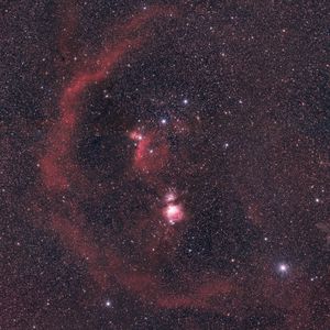 Preview wallpaper nebula, stars, clouds, space, glow