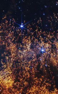 Preview wallpaper nebula, stars, galaxy, particles, universe, space