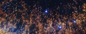 Preview wallpaper nebula, stars, galaxy, particles, universe, space