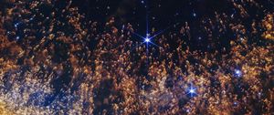 Preview wallpaper nebula, stars, galaxy, particles, universe, space