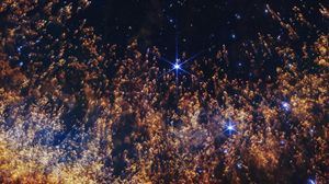 Preview wallpaper nebula, stars, galaxy, particles, universe, space