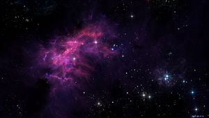 Preview wallpaper nebula, stars, galaxy, universe, space