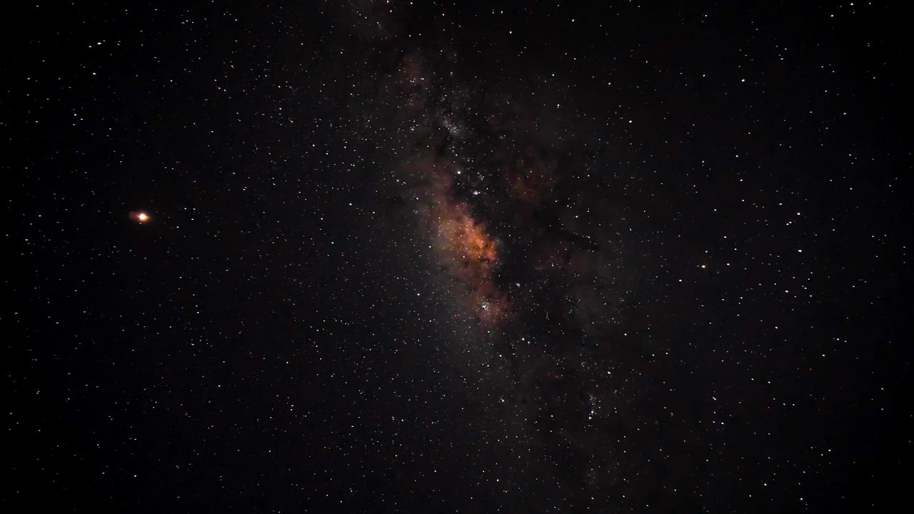 Wallpaper nebula, stars, galaxy, space, astronomy
