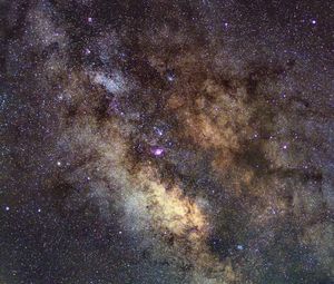 Preview wallpaper nebula, stars, galaxy, space, glow