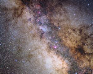 Preview wallpaper nebula, stars, galaxy, space, universe