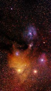 Preview wallpaper nebula, stars, galaxy, glow, universe