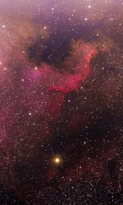 Preview wallpaper nebula, stars, galaxy, space, pink