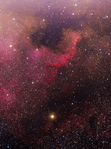 Preview wallpaper nebula, stars, galaxy, space, pink