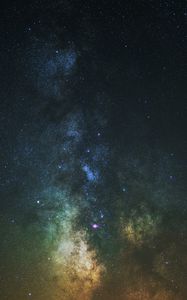 Preview wallpaper nebula, stars, galaxy, colorful