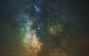 Preview wallpaper nebula, stars, galaxy, colorful