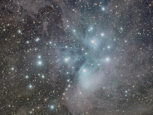 Preview wallpaper nebula, stars, galaxy, space, light