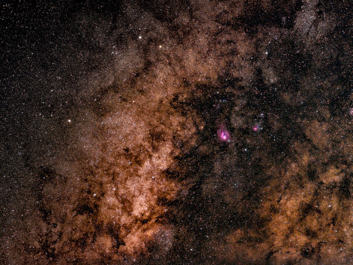 1152x864 Wallpaper nebula, stars, galaxy, glow, universe, space