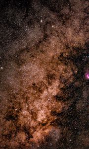 Preview wallpaper nebula, stars, galaxy, glow, universe, space