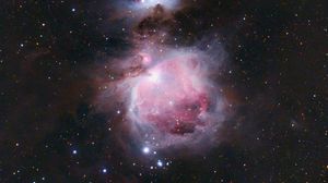 Preview wallpaper nebula, stars, galaxy, space, purple