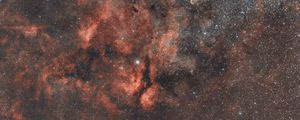 Preview wallpaper nebula, stars, galaxy, glow, space, astronomy
